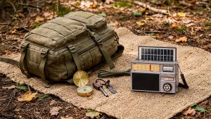 Radio Kruger&Matz Radio przenośne analogowe solarne model KM0831 49