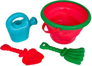 MEGA Zestaw Akcesoriów do Piasku + Składane Wiaderko 3