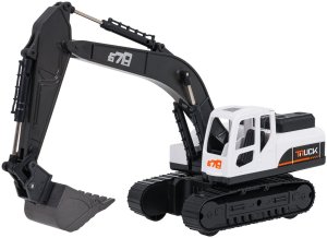 Metalowa Koparka Biała 2