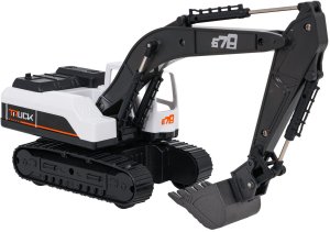 Metalowa Koparka Biała 5