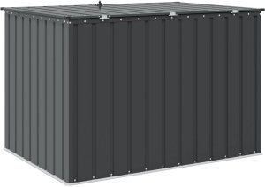 Skrzynia ogrodowa vidaXL Skrzynia do przechowywania w ogrodzie Czarny 9