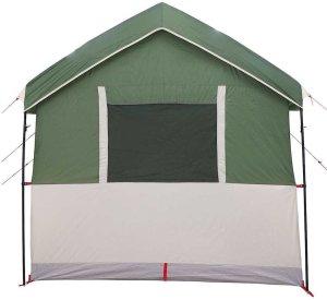 Namiot turystyczny vidaXL Namiot rodzinny z dachem zielony i biały 324 x 255 x 230 cm 6