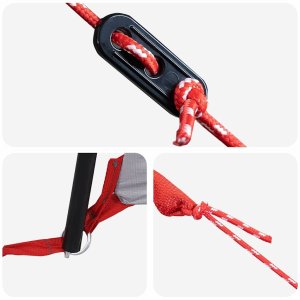 Namiot turystyczny vidaXL Namiot rodzinny z dachem zielony i biały 324 x 255 x 230 cm 7