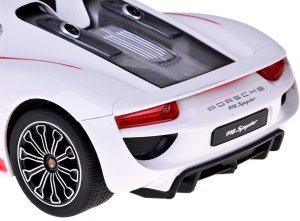 Jokomisiada Rastar auto zdalnie sterowane Porsche 918 Spyder 1:14 pilot oświetlenie RC0711 EDUKAMP 3