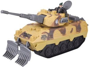 Duży zestaw militarny czołg myśliwiec helikopter + żołnierz ZA5752 EDUKAMP 3