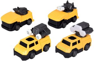 Jokomisiada Zabawka Robot Magnetyczny Transformer 2w1 - duża figurka - akcesoria ZA6009 EDUKAMP 6