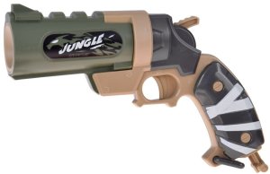 Pistolet na piankowe naboje + puszki zestaw strzelecki dla dzieci ZA5981 EDUKAMP 3