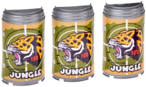 Pistolet na piankowe naboje + puszki zestaw strzelecki dla dzieci ZA5981 EDUKAMP 4