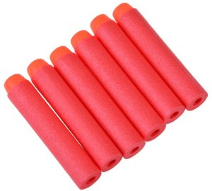 Pistolet na piankowe naboje + puszki zestaw strzelecki dla dzieci ZA5981 EDUKAMP 5