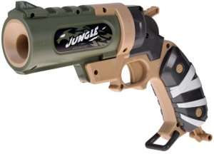 Pistolet na piankowe naboje + puszki zestaw strzelecki dla dzieci ZA5981 EDUKAMP 6