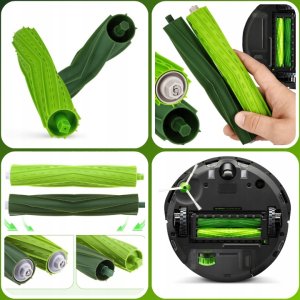 6x SZCZOTKI ROLKI WAŁKI DO iRobot ROOMBA E4 E5 E6 E7 I3 I4 I5 I6 I7 I8 J7 2