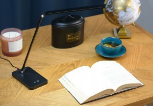Lampka biurkowa Interlook Lampka biurkowa Modern czarny moc do 40 W 5