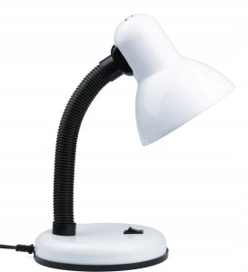 Lampka biurkowa Interlook Lampka biurkowa Biurkowe do nauki biały moc do 40 W 2