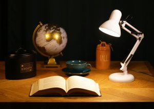 Lampka biurkowa Interlook Lampka biurkowa Modern-loft MT biały moc do 40 W 6