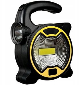 Interlook Latarka halogen cob ręczny boczna warsztatowa W30-BLACK 12