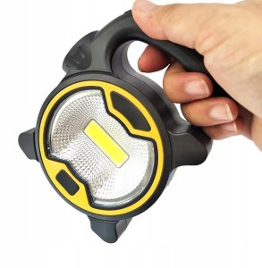 Interlook Latarka halogen cob ręczny boczna warsztatowa W30-BLACK 8