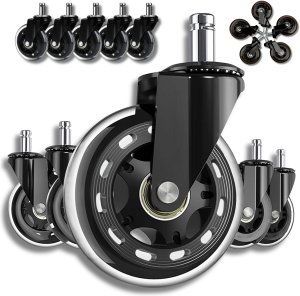 Korbi Kółka do fotela 7.5 cm 5 szt. 2