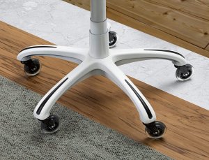 Korbi Kółka do fotela 7.5 cm 5 szt. 12