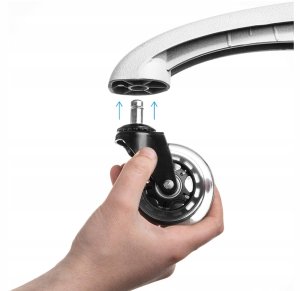 Korbi Kółka do fotela 7.5 cm 5 szt. 5