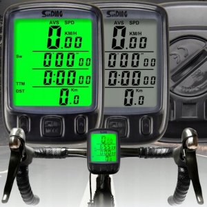 LICZNIK ROWEROWY PRZEWODOWY 28 FUNKCJI LCD DO ROWERU PRĘDKOŚCIOMIERZ IP68 7