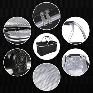 Memflow Kosz termiczny TORBA PODRÓŻNA izolowana termicznie czarny 30 l 4