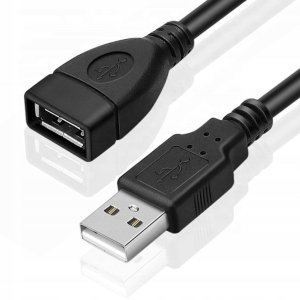 Kabel USB Interlook USB-A - USB-A 1.5 m Czarny (5903726620222) 2
