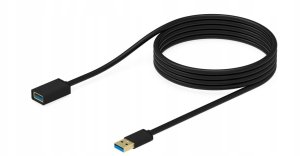 Kabel USB Interlook USB-A - USB-A 1.5 m Czarny (5903726620222) 3