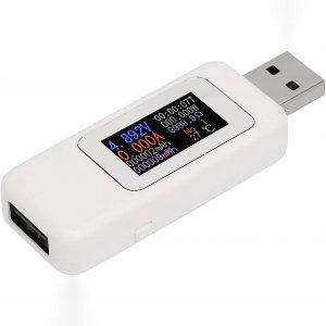 WOLTOMIERZ CYFROWY USB MIERNIK TESTER NAPIĘCIA AMPEROMIERZ WATOMIERZ LCD 3