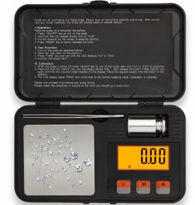 WAGA JUBILERSKA DOKŁADNA 200g 0,01g KUCHENNA LCD BATERIE TACKA CIĘŻAREK 3