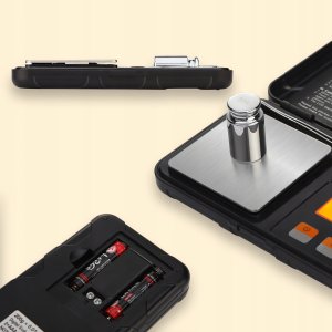 WAGA JUBILERSKA DOKŁADNA 200g 0,01g KUCHENNA LCD BATERIE TACKA CIĘŻAREK 7