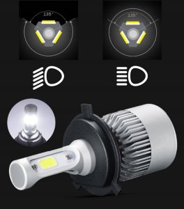 Żarówki Interlook H4 S2 COB 12V 24V H4 72 W 2 szt. 7