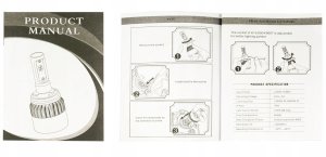 Żarówki Interlook H4 S2 COB 12V 24V H4 72 W 2 szt. 8