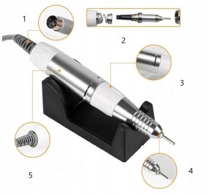 Memflow Frezarka do paznokci Szlifierka do paznokci i pięt manicure 65 W 4