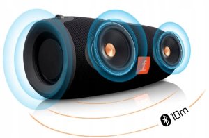 Głośnik Interlook Głośnik przenośny TG-120-BLACK czarny 12 W 10