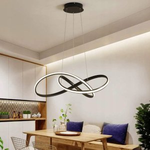 Lampa wisząca Interlook Lampa wisząca Modern niż 12 -punkty światła zintegrowane LED 3