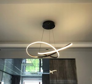 Lampa wisząca Interlook Lampa wisząca Modern niż 12 -punkty światła zintegrowane LED 4