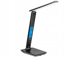 Lampka LED Biurkowa Szkolna 3 BARWY 3 MOCE WYŚWIETLACZ LCD ZEGAR TERMOMETR 13