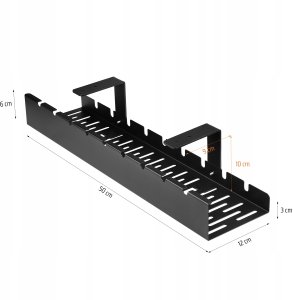 ORGANIZER KABLE PRZEWODY BLAT BIURKO KOSZYK PÓŁKA 7