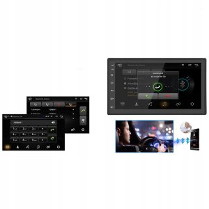 Radio samochodowe Renew Force Radio samochodowe ANDROID Bluetooth WiFi USB 2DIN GPS MIKROFON zestaw 9