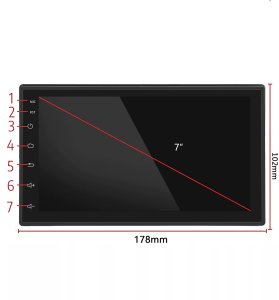 Radio samochodowe Renew Force Radio samochodowe ANDROID Bluetooth WiFi USB 2DIN GPS MIKROFON zestaw 10