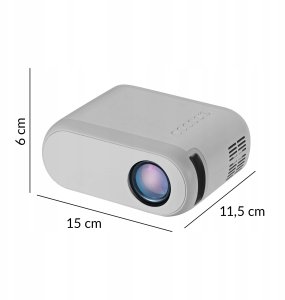 Projektor LCD Retoo ER1160 srebrny 2