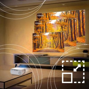 Projektor LCD Retoo ER1160 srebrny 6