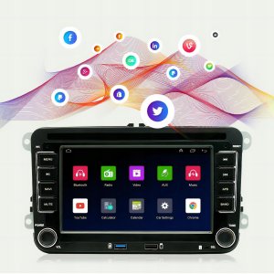 RADIO NAWIGACJA ANDROID 13 CARPLAY VW PASSAT B6 B7 GOLF 5 6 TIGAUAN TOURAN 11