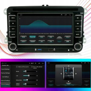 RADIO NAWIGACJA ANDROID 13 CARPLAY VW PASSAT B6 B7 GOLF 5 6 TIGAUAN TOURAN 5