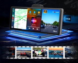 Radio Samochodowe Bluetooth Android Dotykowy Wyświetlacz 9,3" USB SD AUX 10