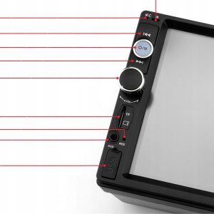 Radio samochodowe Renew Force RADIO SAMOCHODOWE BLUETOOTH 2 DIN 7" kamera do cofania DOTYKOWY EKRAN PILOT 14