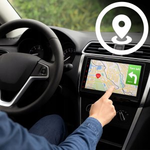 RADIO SAMOCHODOWE ANDROID 7" GPS WIFI CARPLAY APPLE CAR + KAMERA COFANIA 5