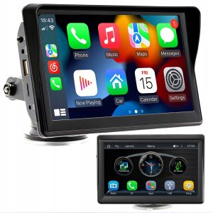 RADIO SAMOCHODOWE 7 CALI ANDROID APPLE CARPLAY KAMERA COFANIA MULTIMEDIALNE 3