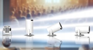 PROJEKTOR RZUTNIK WIFI ANDROID PRZENOŚNY OBROTOWY SMART 4K GŁOŚNIK BT 5.0 5