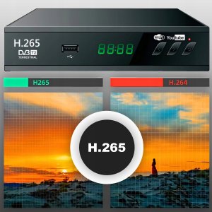 Tuner TV Retoo Tuner DVB-T2 ER1238 4